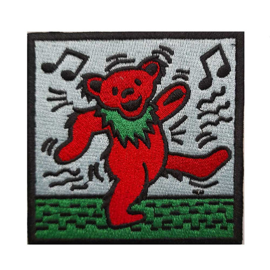 Grateful Dead Standard Patch: Dancing Bear Standaard patch