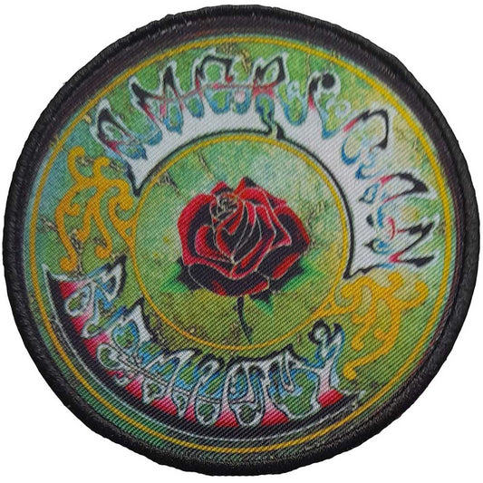 Grateful Dead Standard Patch: American Beauty Circle Standaard patch