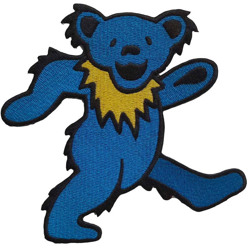 Grateful Dead Standard Patch: Blue Dancing Bear Standaard patch