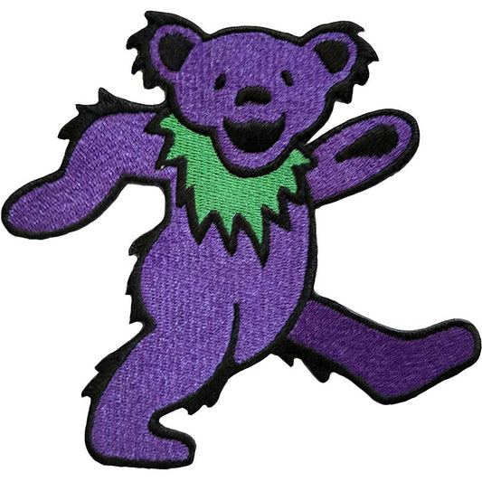 Grateful Dead Standard Patch: Purple Dancing Bear Standaard patch