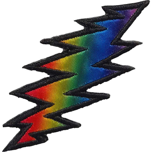 Grateful Dead Standard Patch: Lightning Rainbow Standaard patch