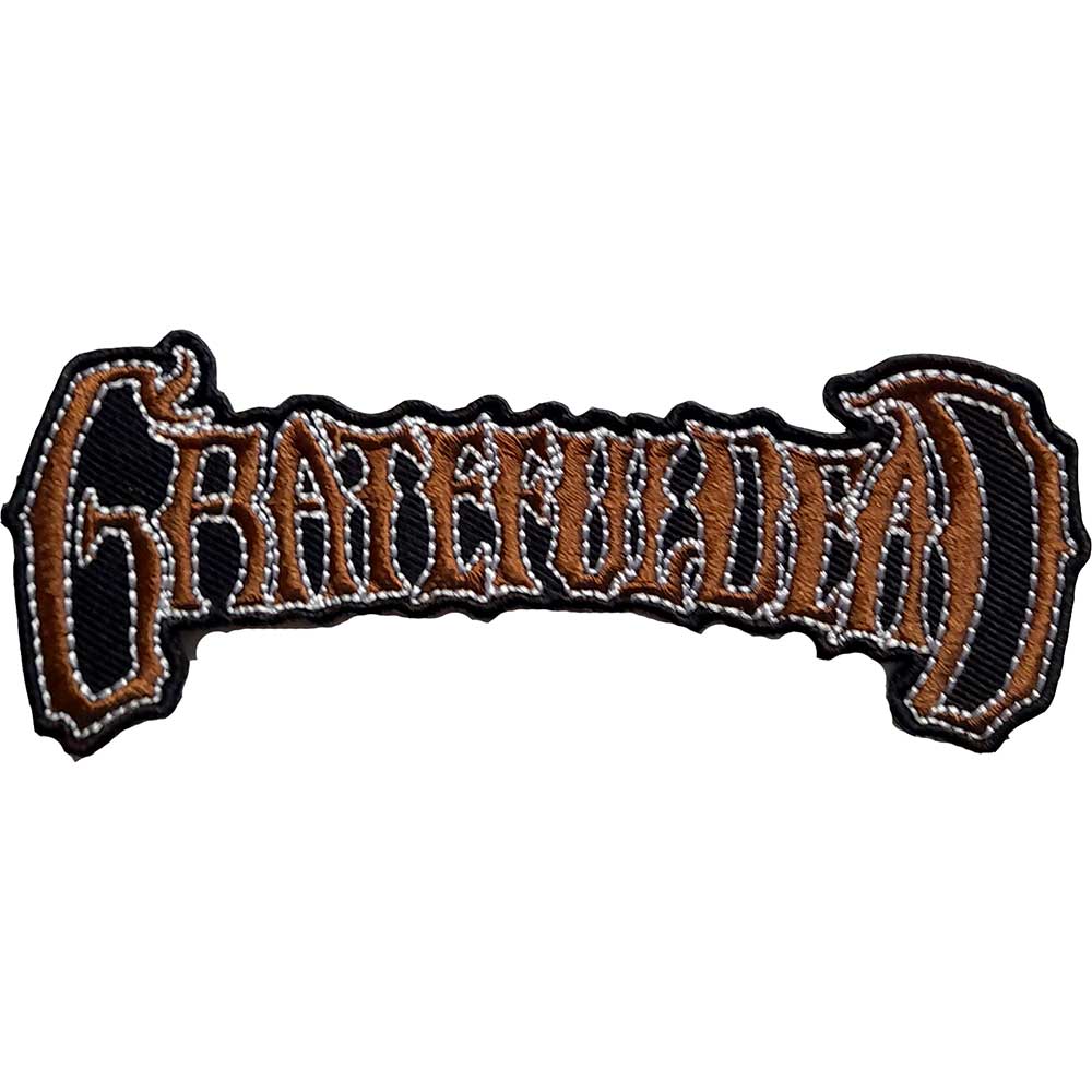 Grateful Dead Standard Patch: Gold Logo Standaard patch
