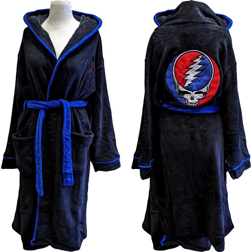 Grateful Dead Unisex Bathrobe: Steal Your Face (Small - Medium) Bathrobe