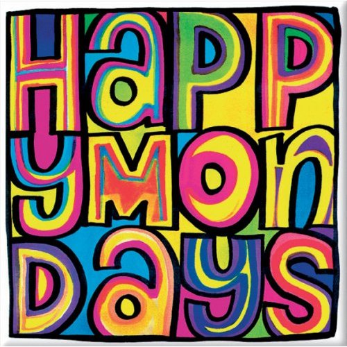 Happy Mondays Fridge Magnet: Dayglo Logo Koelkastmagneet