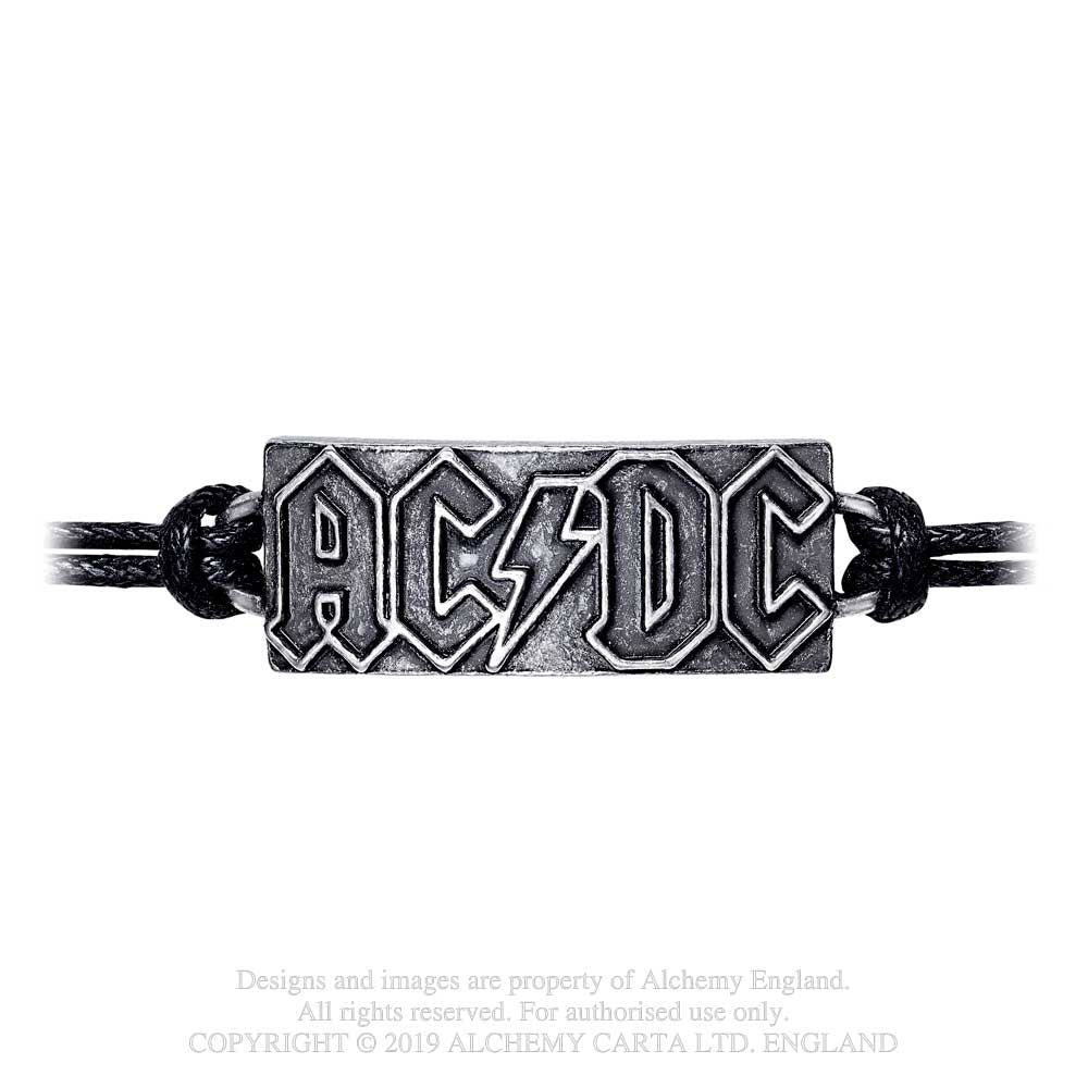 AC/DC Wrist Strap: Lightning Logo Wrist Strap