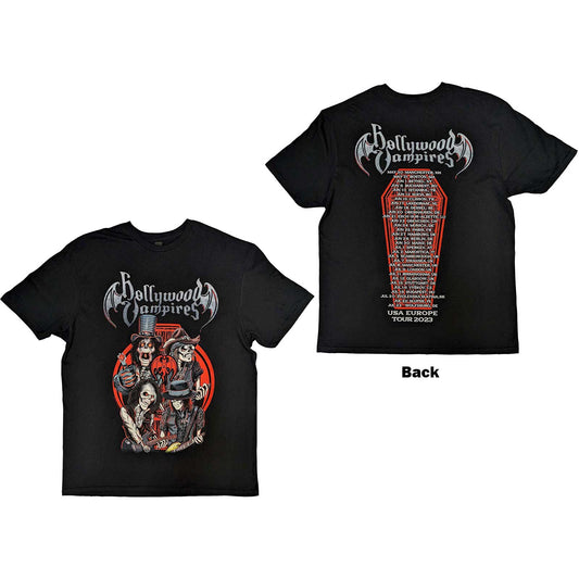 Een foto van een T-Shirt van Hollywood Vampires.