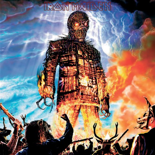 Iron Maiden Greetings Card: Wicker Man Wenskaart