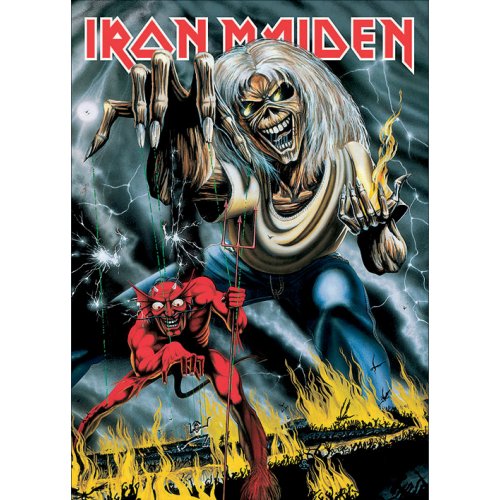 Iron Maiden Postcard: Number Of The Beast (Standard) Postkaart