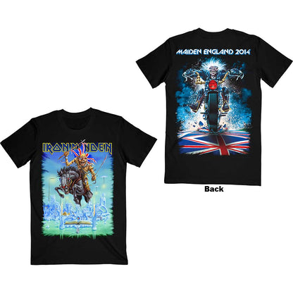 Iron Maiden Unisex T-Shirt: Tour Trooper (Back Print) T-Shirt