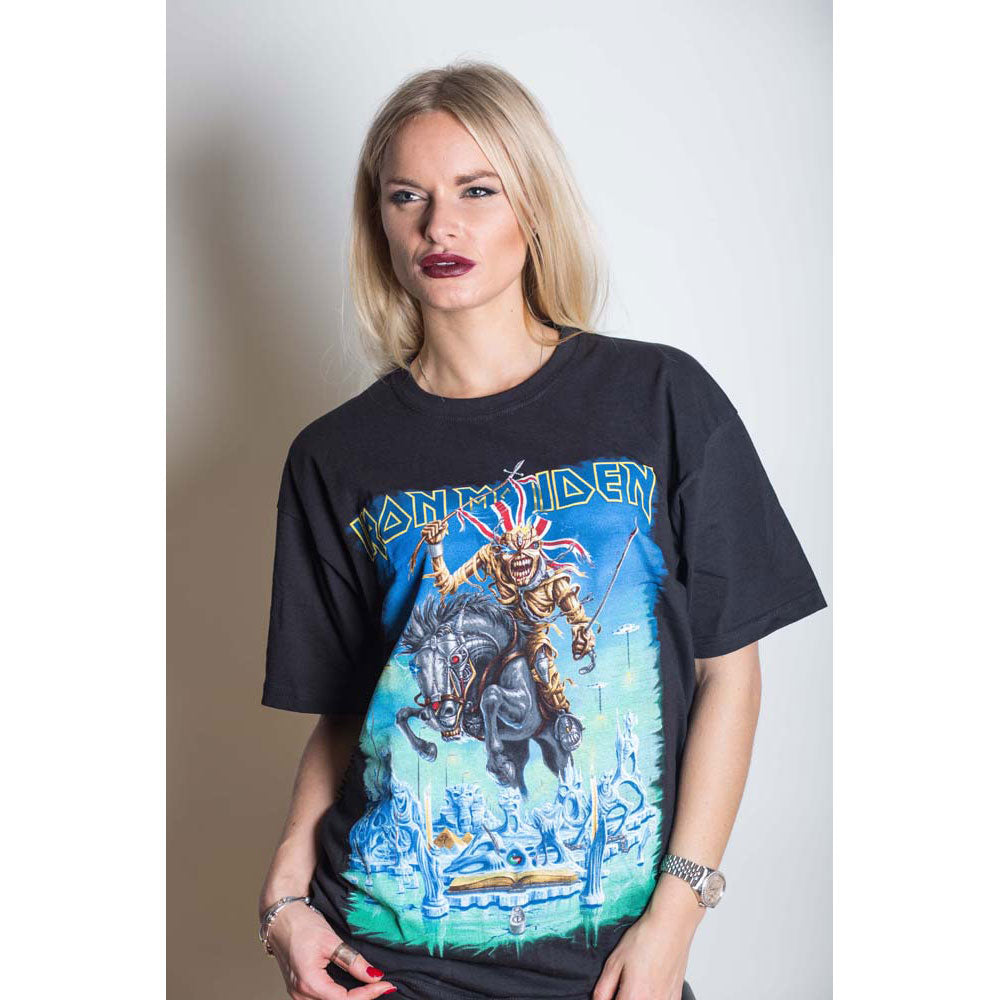 Iron Maiden Unisex T-Shirt: Tour Trooper (Back Print) T-Shirt