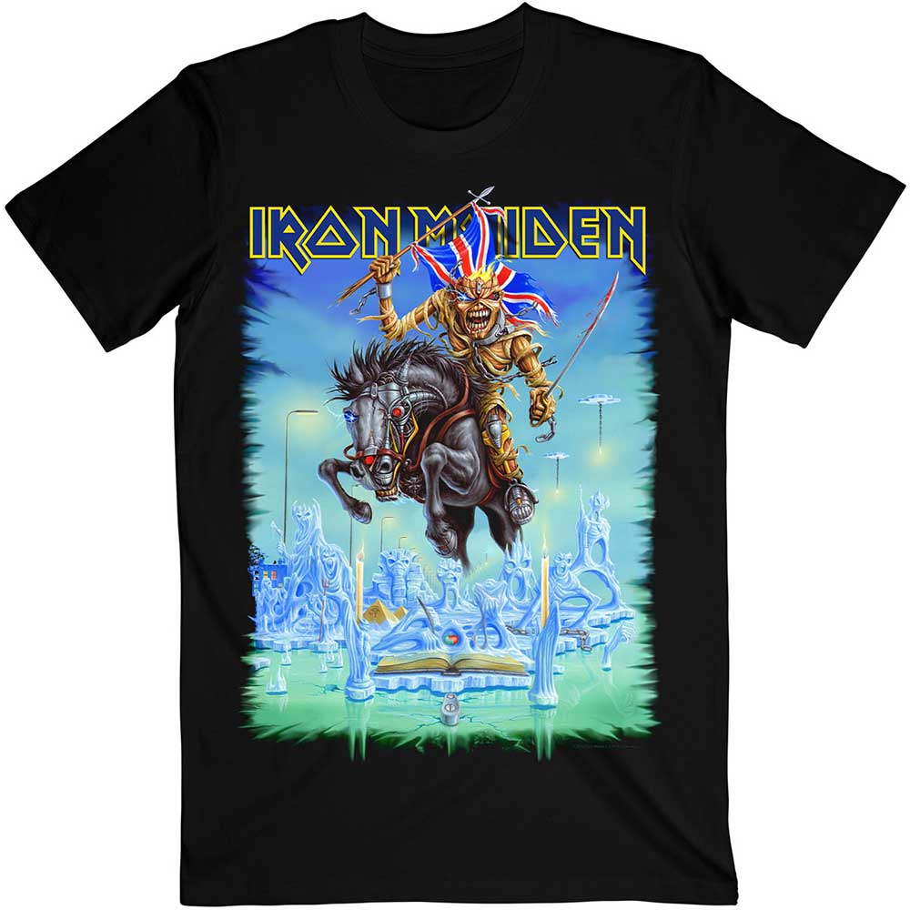 Iron Maiden Unisex T-Shirt: Tour Trooper (Back Print) T-Shirt