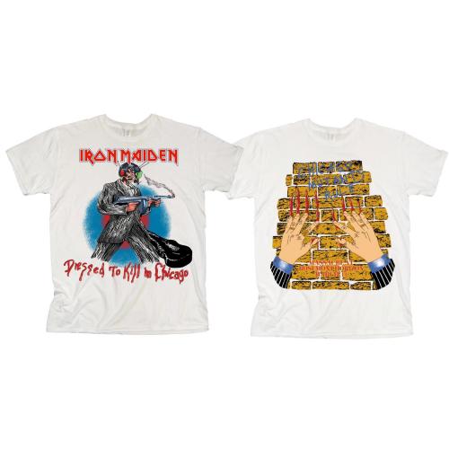 Iron Maiden Unisex T-Shirt: Chicago Mutants (Back Print) T-Shirt