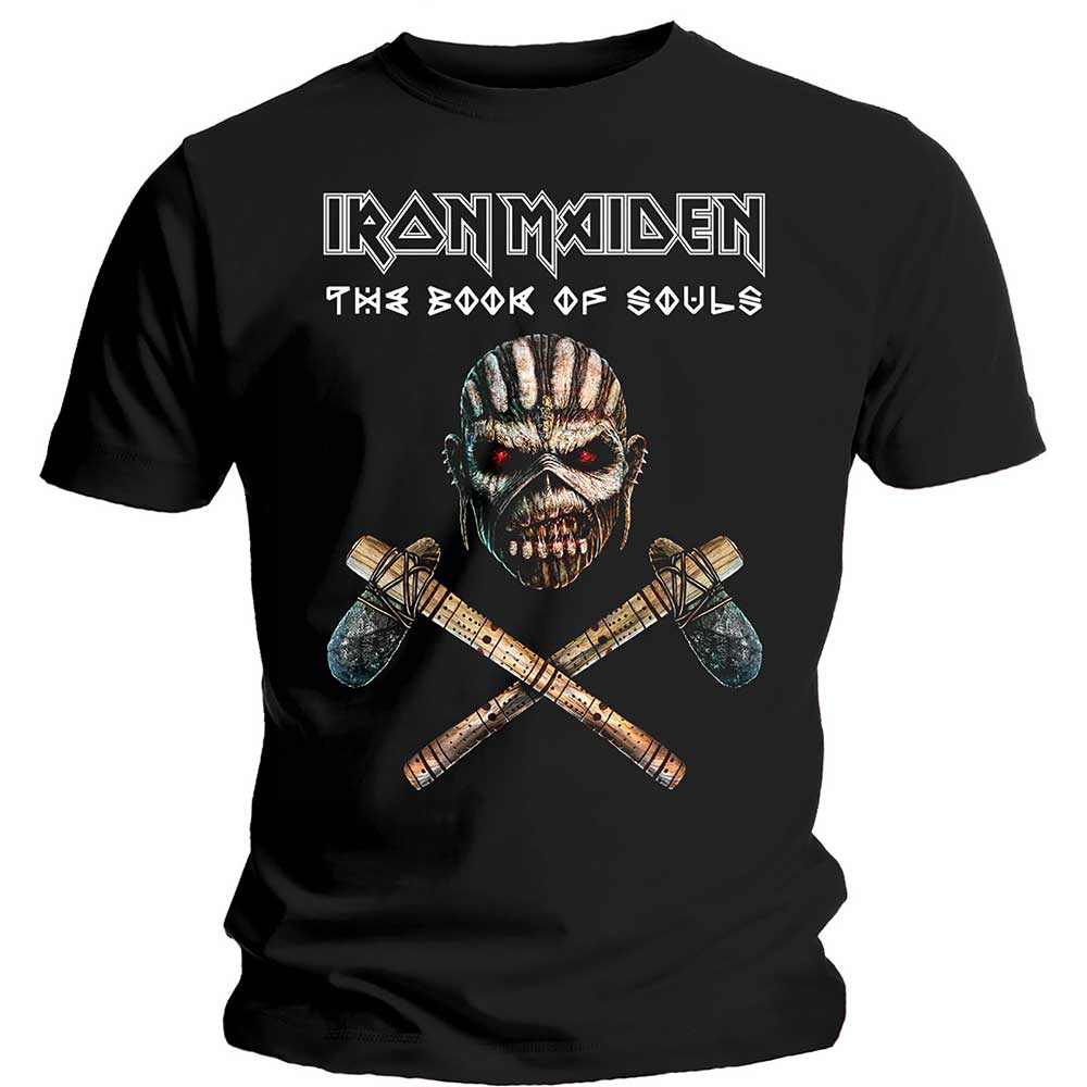 Iron Maiden Unisex T-Shirt: Axe Colour T-Shirt