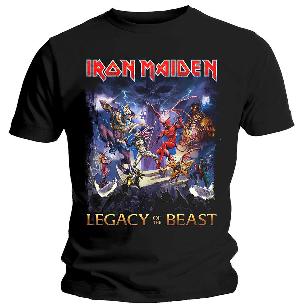 Iron Maiden Unisex T-Shirt: Legacy of the Beast T-Shirt