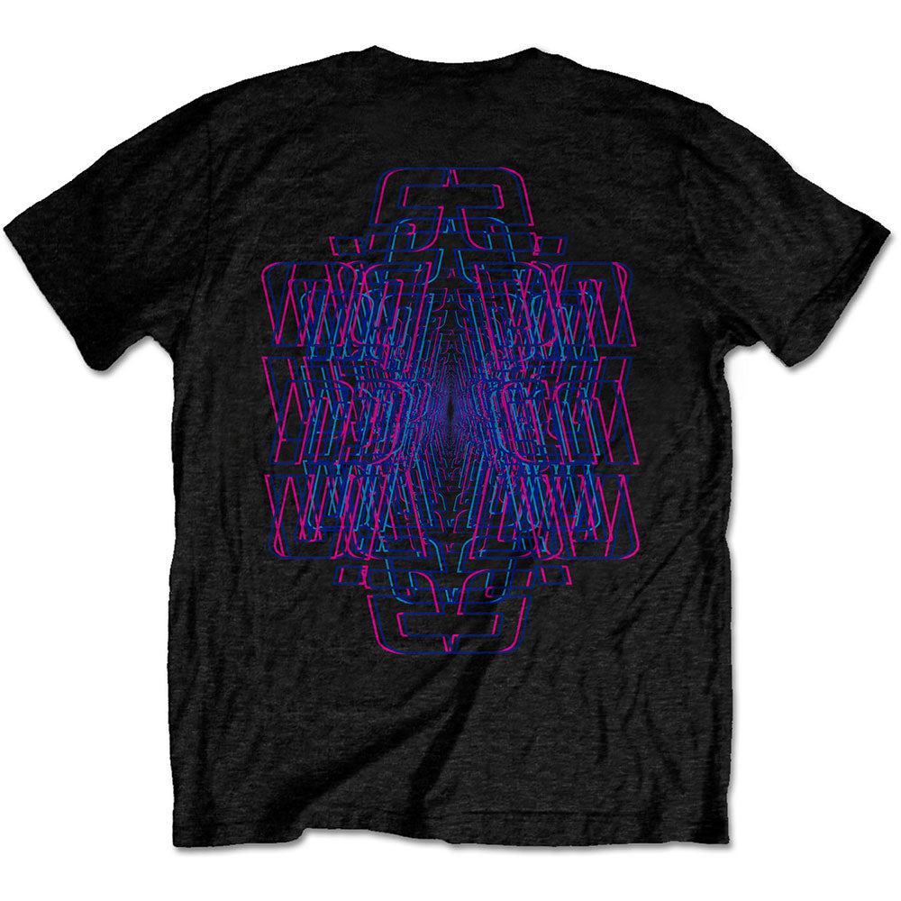 Incubus Unisex T-Shirt: Trippy Neon (Back Print) T-Shirt