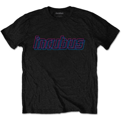 Incubus Unisex T-Shirt: Trippy Neon (Back Print) T-Shirt