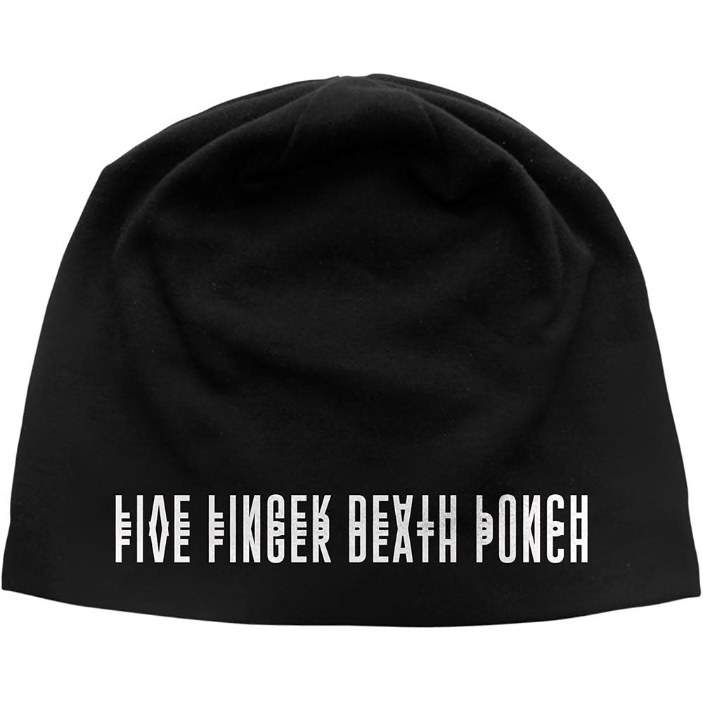 Five Finger Death Punch Unisex Beanie Hat: And Justice for None Logo Muts