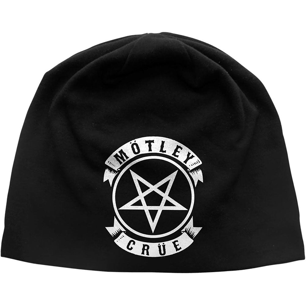 Motley Crue Unisex Beanie Hat: Pentagram Muts