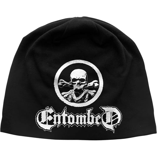 Entombed Unisex Beanie Hat: Skull Logo Muts