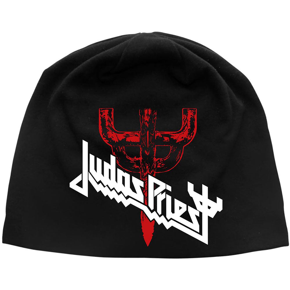 Judas Priest Unisex Beanie Hat: Logo & Fork Muts