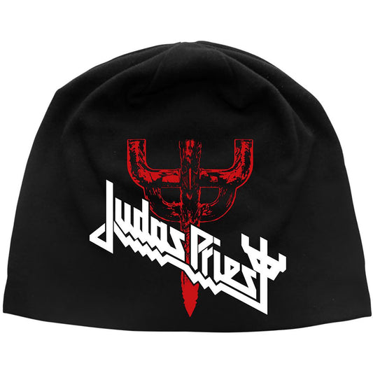 Judas Priest Unisex Beanie Hat: Logo & Fork Muts