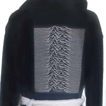 Joy Division Unisex Bathrobe: Unknown Pleasures (Small - Medium) Bathrobe