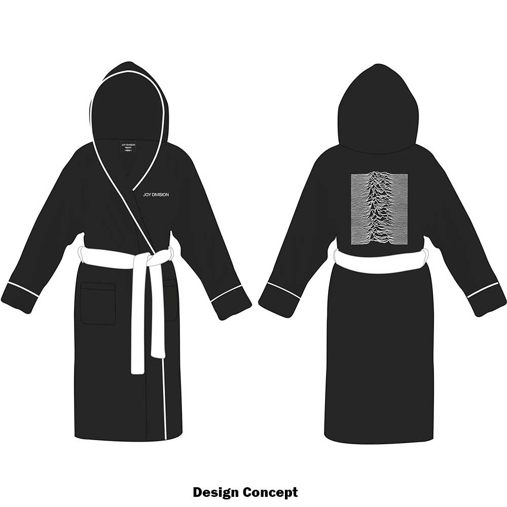 Joy Division Unisex Bathrobe: Unknown Pleasures (Small - Medium) Bathrobe