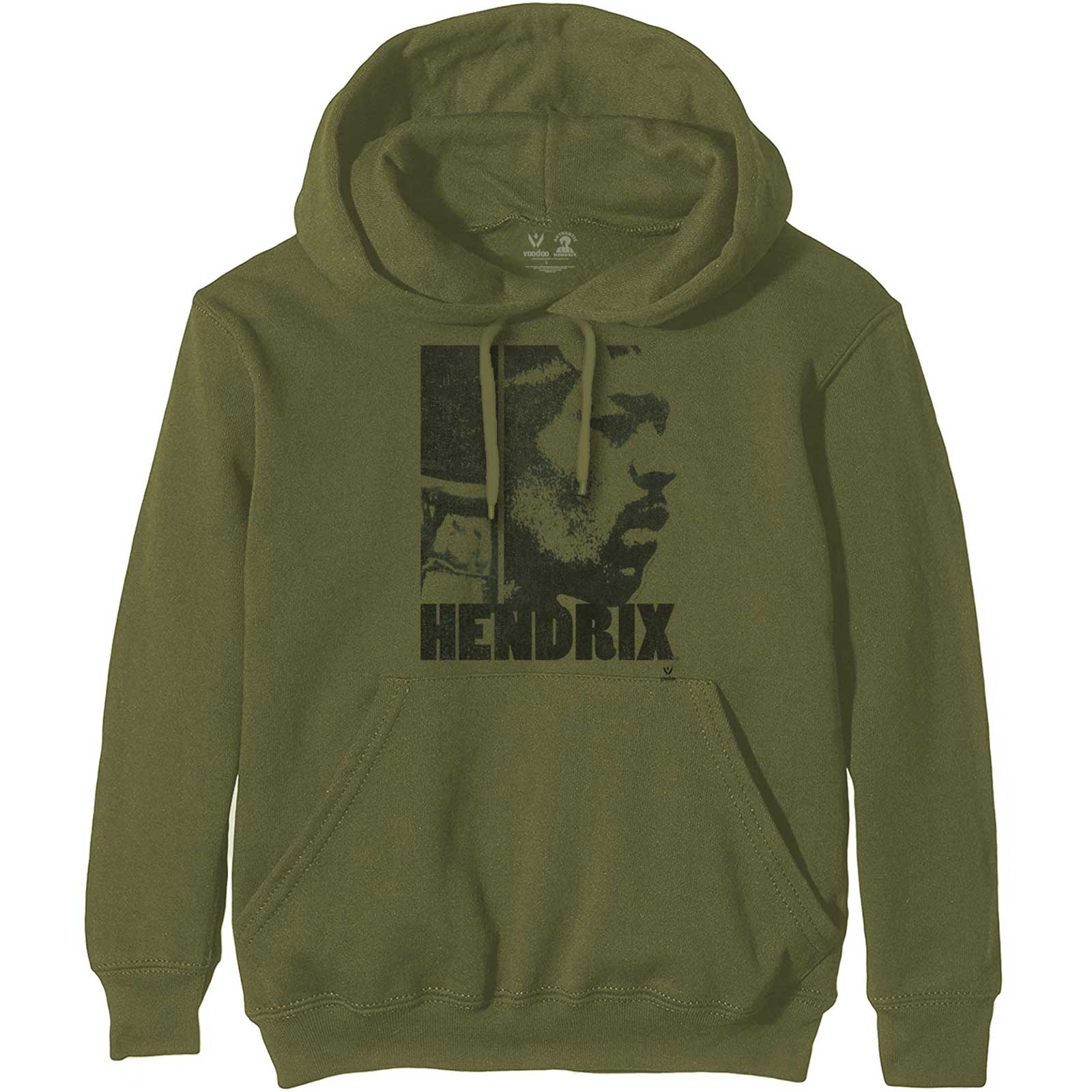 Een foto van een Pullover Hoodie van Jimi Hendrix.