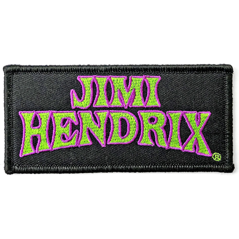 Jimi Hendrix Standard Patch: Arched Logo Standaard patch