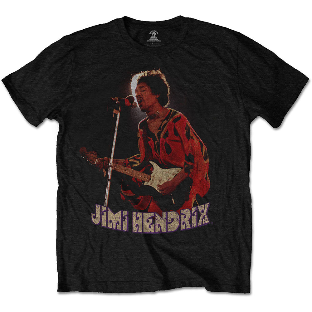 Jimi Hendrix Unisex T-Shirt: Orange Kaftan T-Shirt