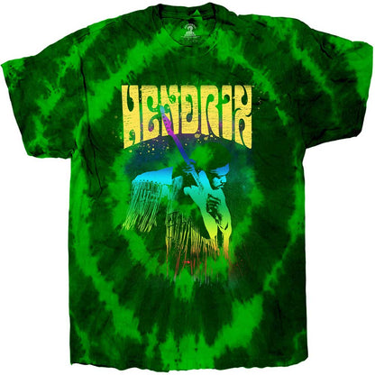 Jimi Hendrix Unisex T-Shirt: Hear The Vibe (Wash Collection) T-Shirt