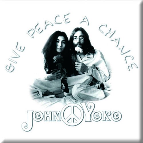 John Lennon Fridge Magnet: Peace Koelkastmagneet