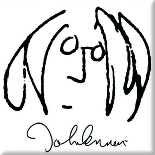 John Lennon Fridge Magnet: Self Portrait Koelkastmagneet