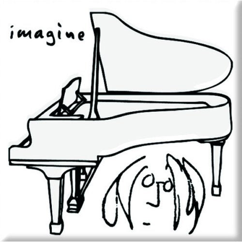 John Lennon Fridge Magnet: Imagine Koelkastmagneet