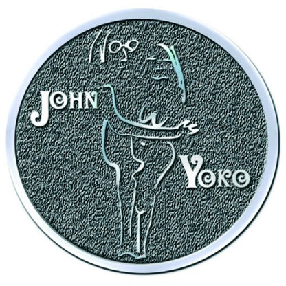 John Lennon Pin Badge: John & Yoko Speld