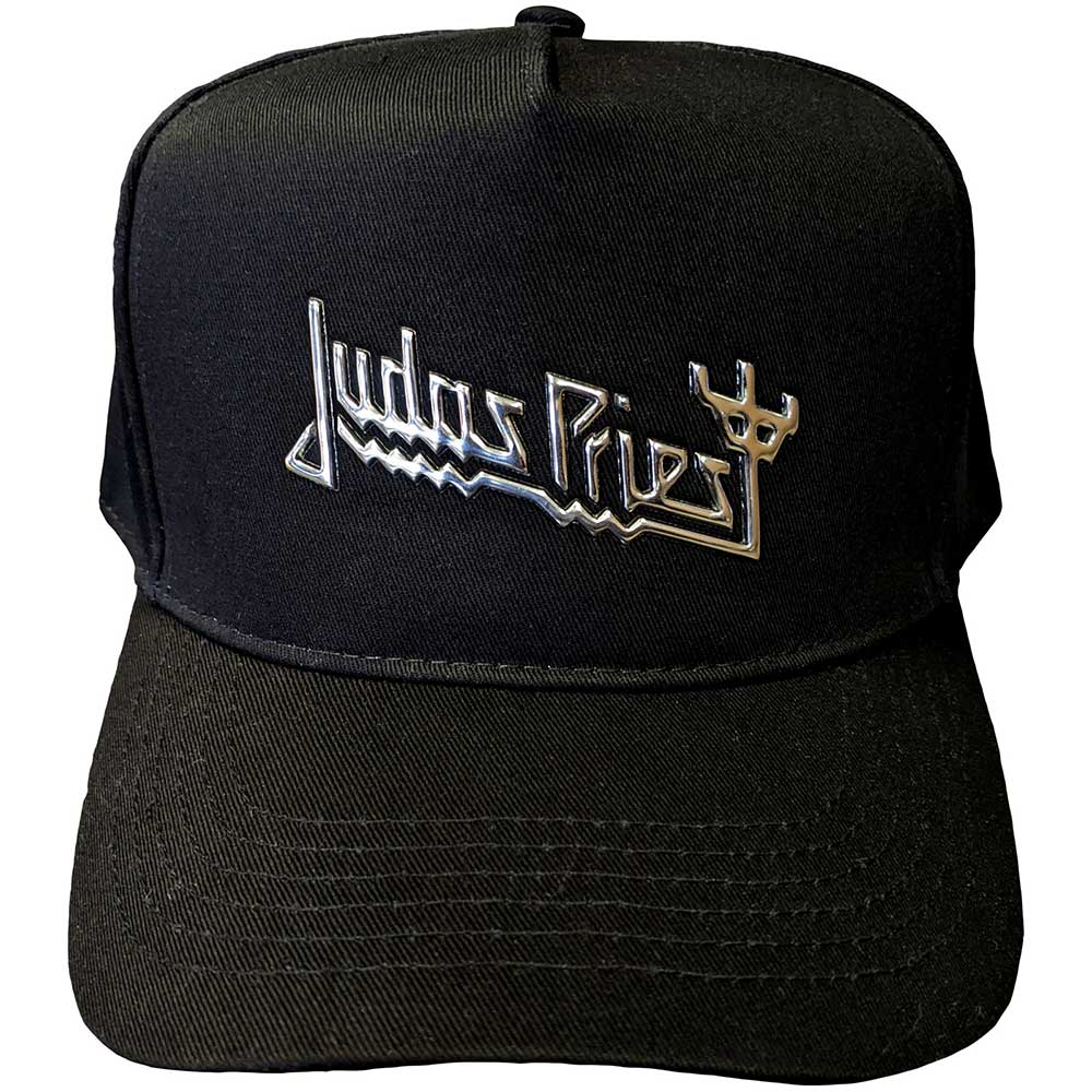 Judas Priest Unisex Baseball Cap: Logo (Sonic Silver) Baseballpet