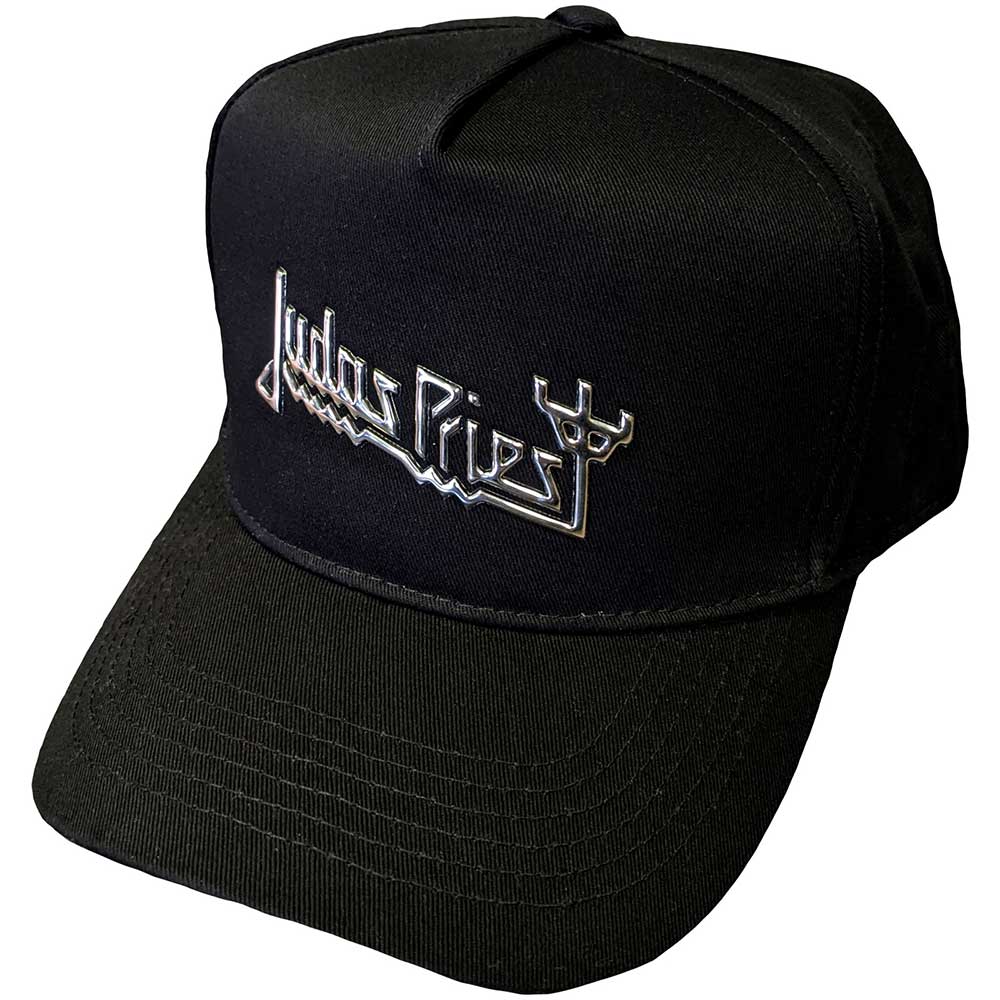 Judas Priest Unisex Baseball Cap: Logo (Sonic Silver) Baseballpet