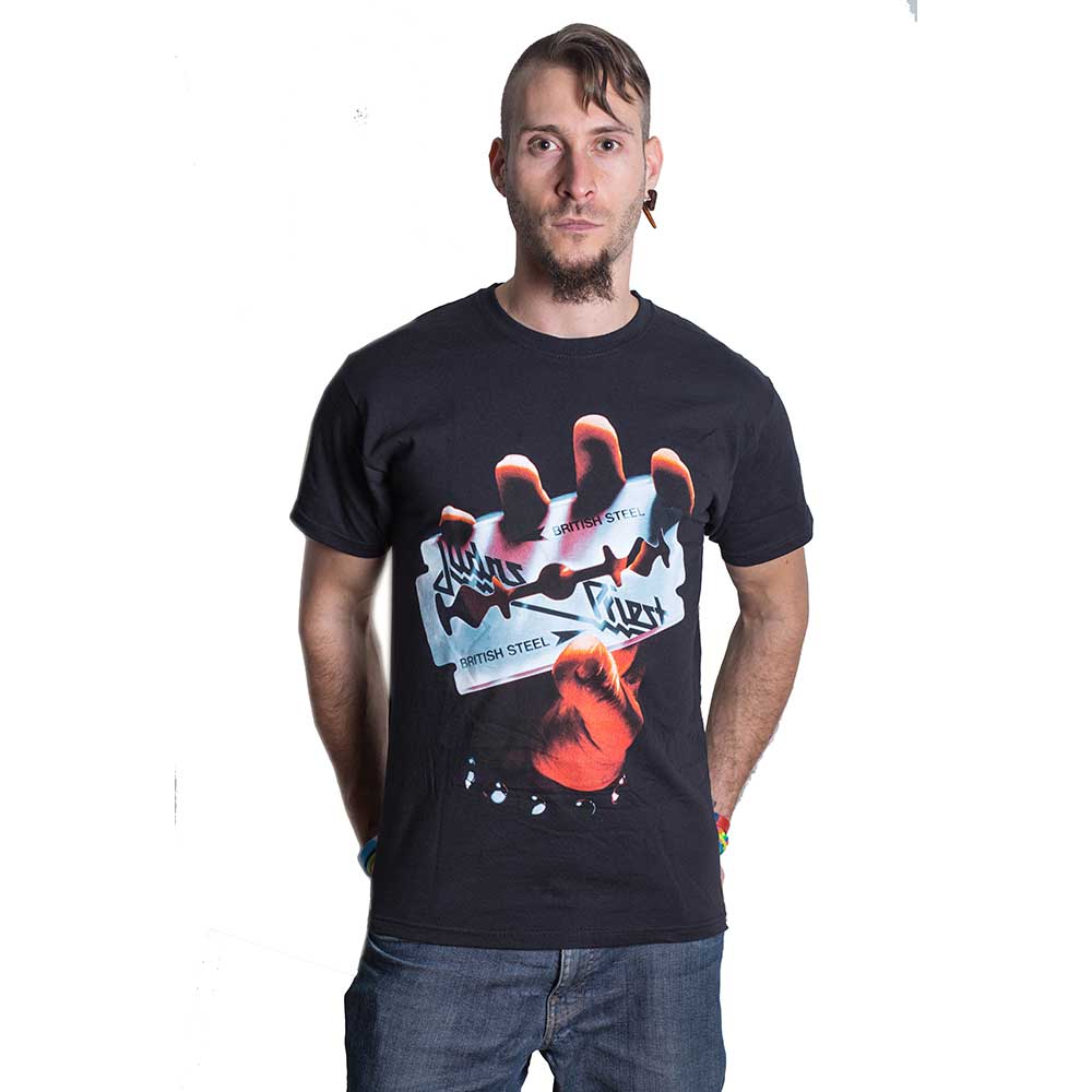 Judas Priest Unisex T-Shirt: British Steel T-Shirt