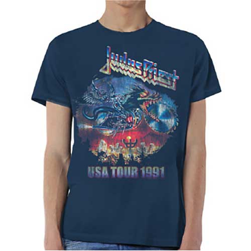 Judas Priest Unisex T-Shirt: Painkiller US Tour 91 T-Shirt