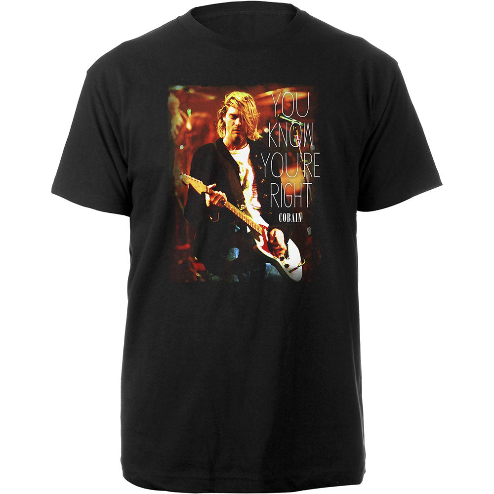 Kurt Cobain Unisex T-Shirt: You Know You're Right T-Shirt