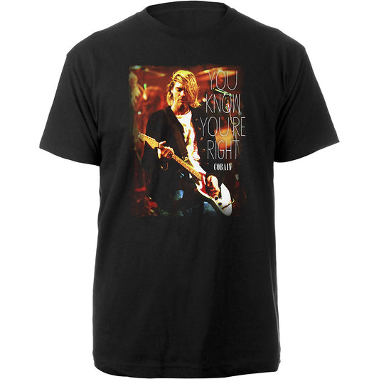 Kurt Cobain Unisex T-Shirt: You Know You're Right T-Shirt