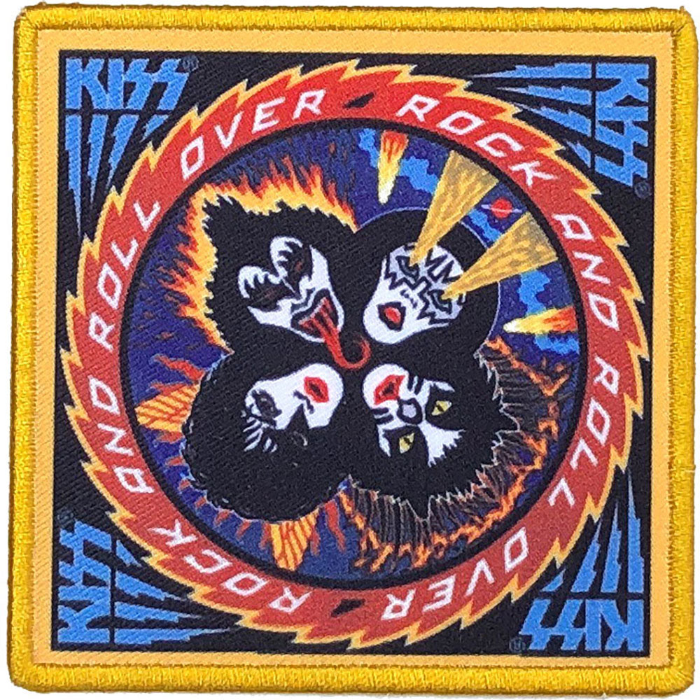 KISS Standard Patch: Rock And Roll Over (Album Cover) Standaard patch