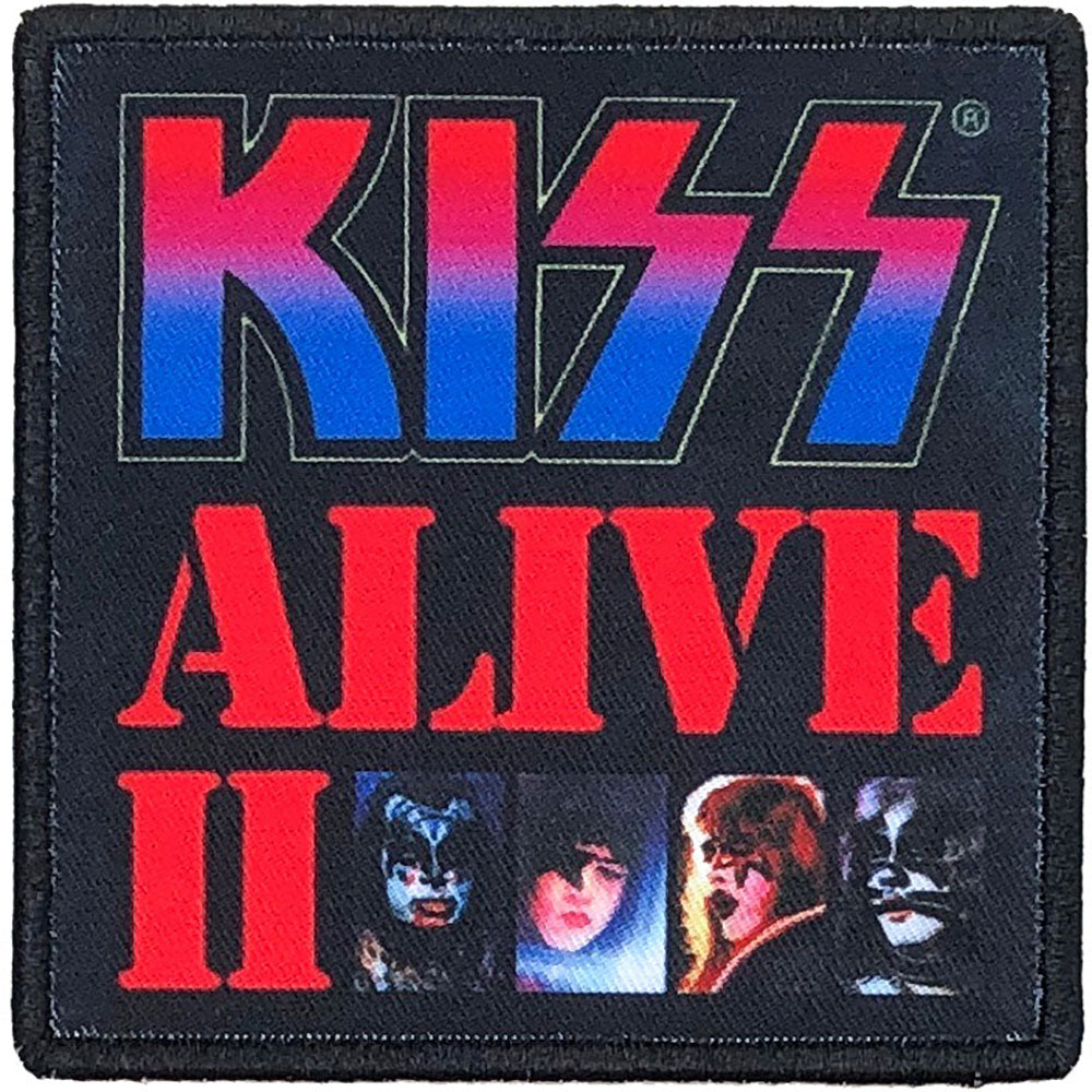 KISS Standard Patch: Alive II (Album Cover) Standaard patch