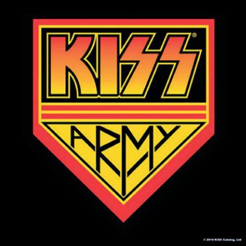 KISS Single Cork Coaster: Army Pennant Onderzetter