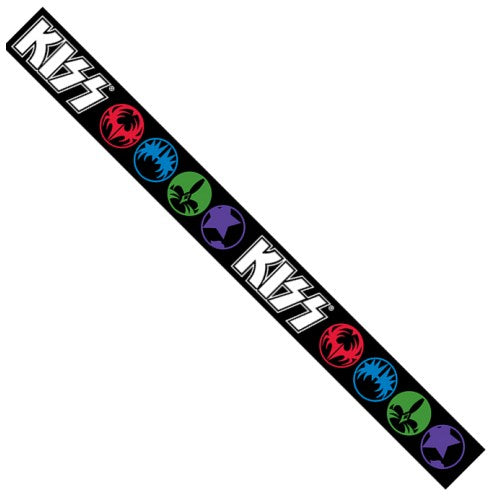 KISS Gummy Wristband: Logo & Icons Polsband