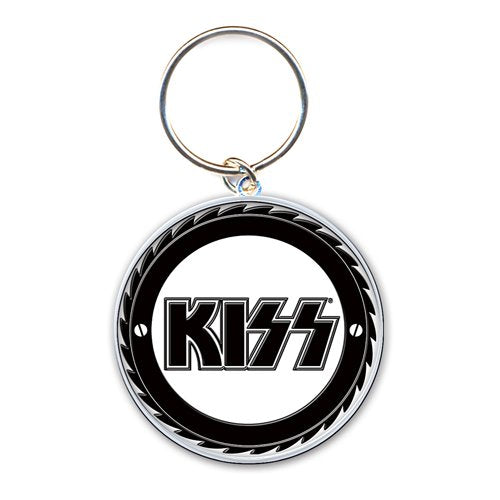 KISS Keychain: Buzzsaw (Enamel In-fill) Sleutelhanger