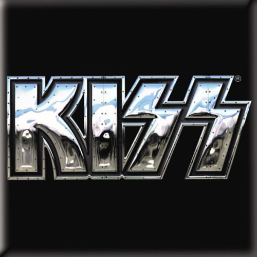 KISS Fridge Magnet: Chrome Logo Koelkastmagneet