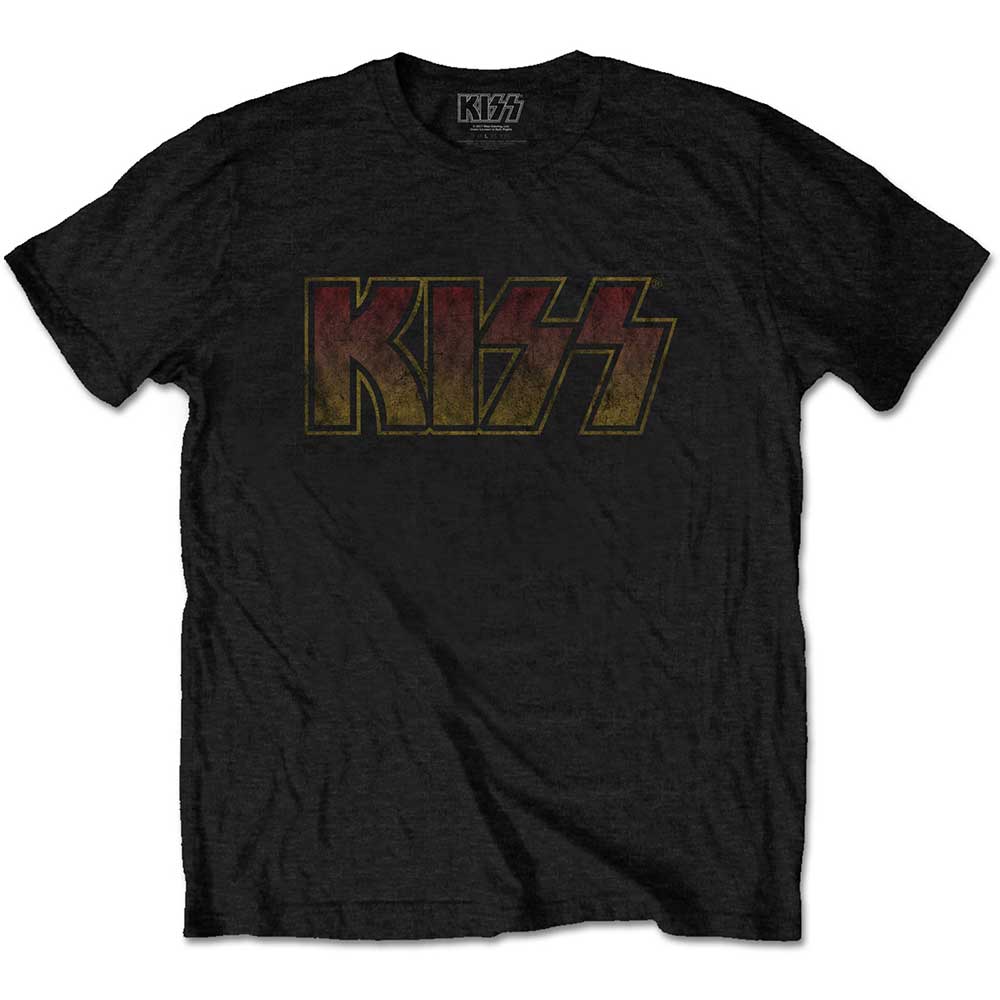 KISS Unisex T-Shirt: Vintage Classic Logo T-Shirt