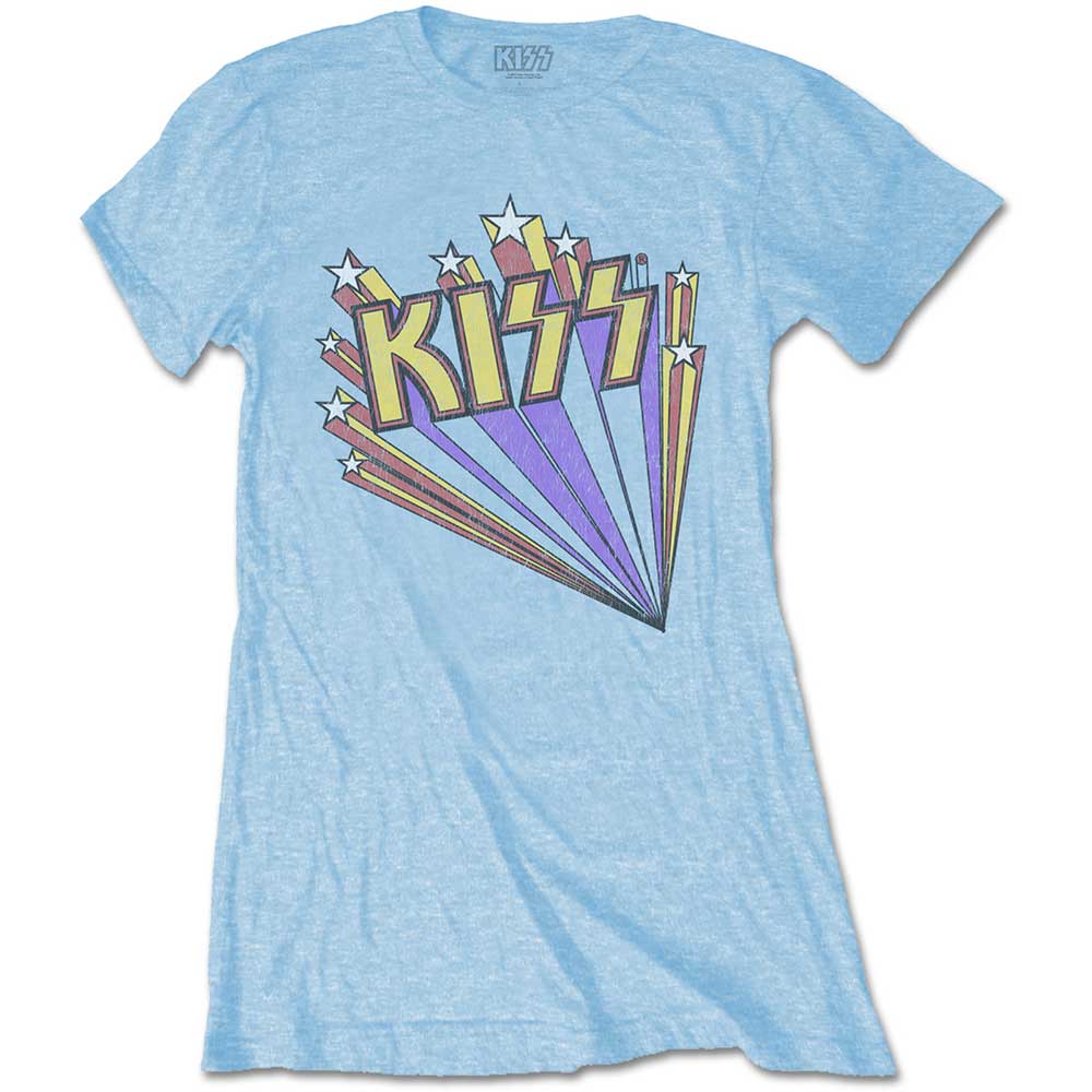 KISS Ladies T-Shirt: Stars T-Shirt