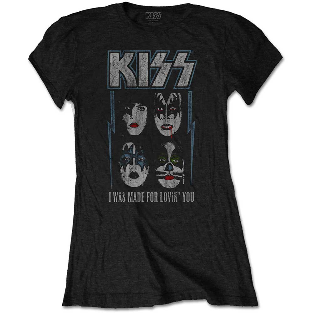 KISS Ladies T-Shirt: Made For Lovin' You T-Shirt